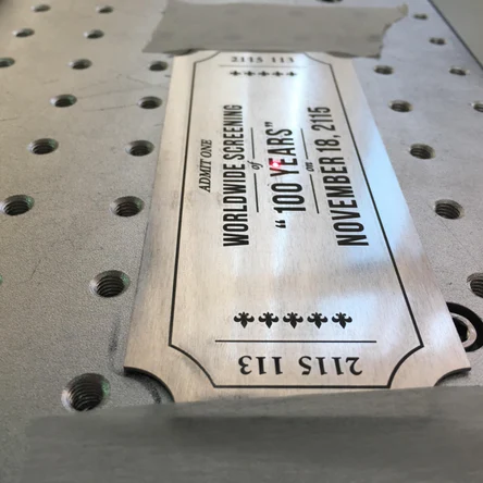 Гравировка алюминия